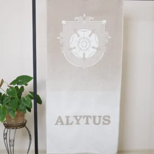 Individualūs austi rankšluosčiai pagal užsakymą - Alytaus herbas pavyzdys | Textile Idea
