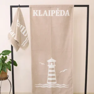 Individualūs austi rankšluosčiai pagal užsakymą - Klaipėda pavyzdys| Textile Idea