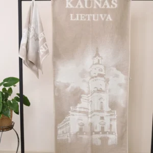 Individualūs austi rankšluosčiai pagal užsakymą - Kaunas pavyzdys| Textile Idea