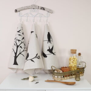 Virtuvinių rankšluosčių rinkinys Kregždės (3vnt.)