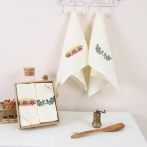 Virtuvinių rankšluosčių rinkinys Tautiniai ornamentai