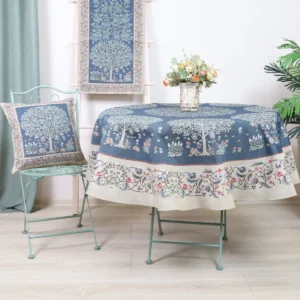 Apvali staltiesė Baroko gėlės