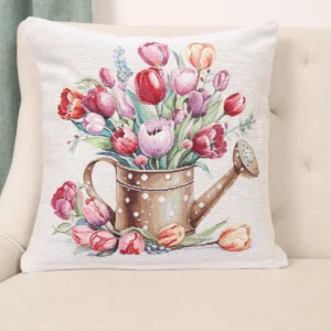 Dvipusis pagalvės užvalkalas Tulpių harmonija