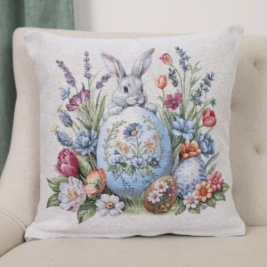 Dvipusis pagalvės užvalkalas Velykų pasaka