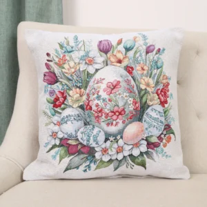 Dvipusis pagalvės užvalkalas Pavasario margučiai