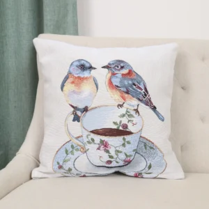 Dvipusis pagalvės užvalkalas Pavasario pokalbis