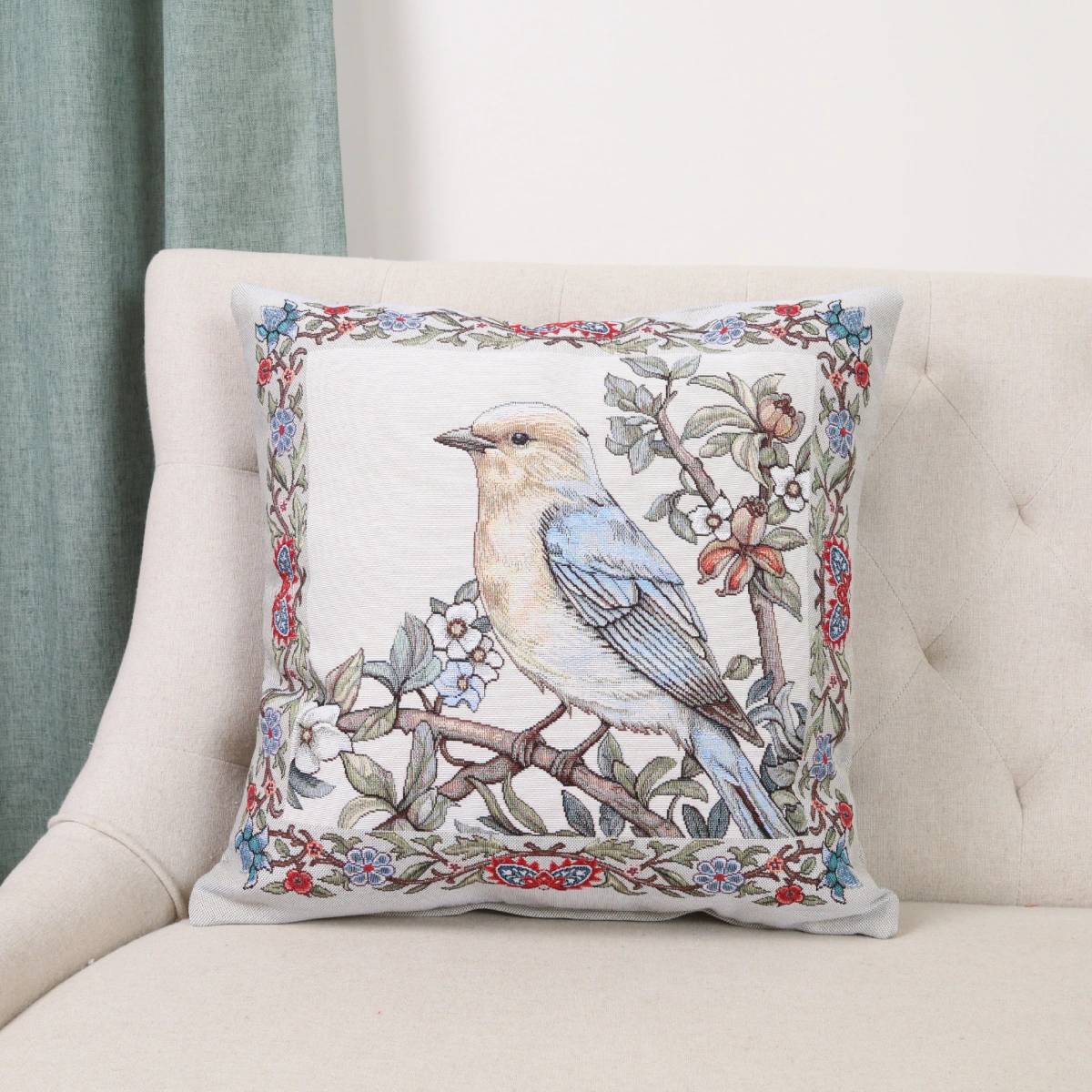 Dvipusis pagalvės užvalkalas Karališkasis sodas - harmonija