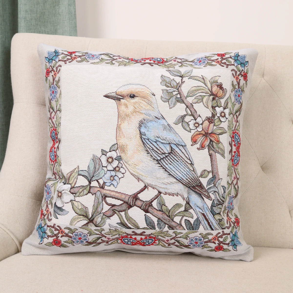 Dvipusis pagalvės užvalkalas Karališkasis sodas - harmonija