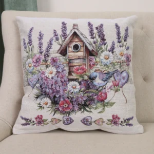 Dvipusis pagalvės užvalkalas Provanso romantika