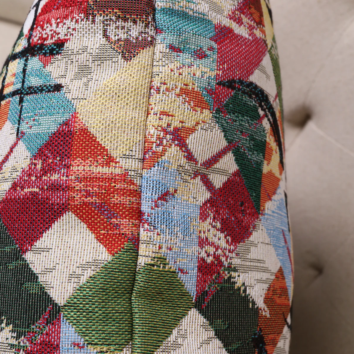 Dvipusis pagalvės užvalkalas Spalvų ritmas