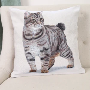 Dvipusis pagalvės užvalkalas Amerikos bobteilas