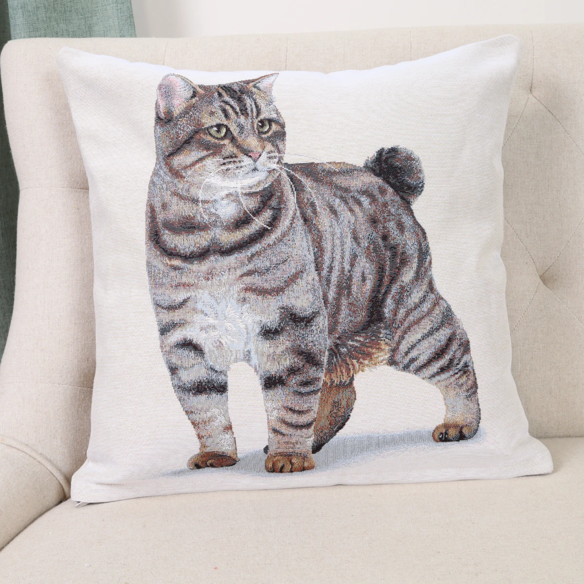 Dvipusis pagalvės užvalkalas Amerikos bobteilas