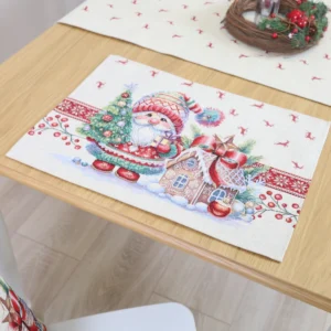 Kalėdinė stalo servetėlė Šventinė nuotaika