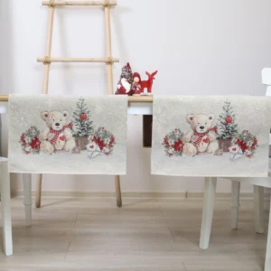 Kalėdinis stalo takelis Dovanų meškutis