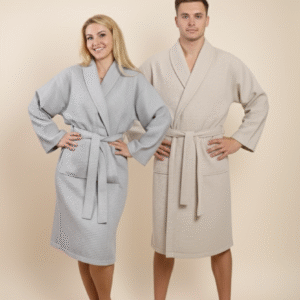 Medvilninis chalatas su dovanų dėžute (5-ios spalvos)