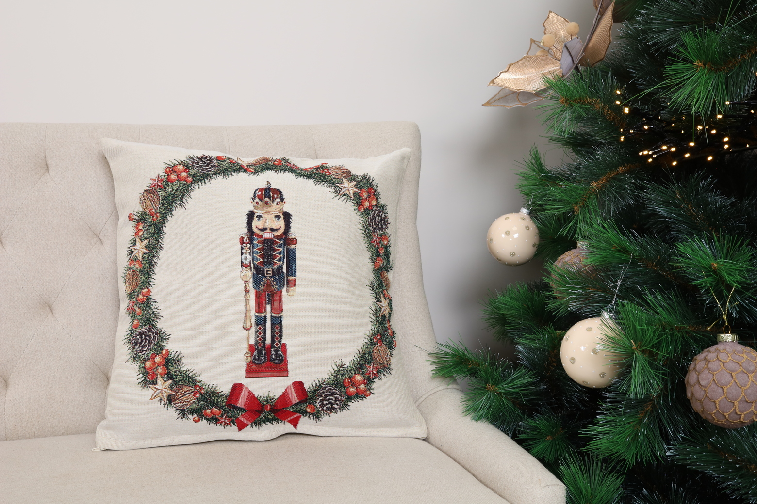 Dvipusis pagalvės užvalkalas Spragtukas - Image 4