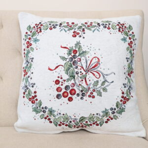 Dvipusis pagalvės užvalkalas Uogos (blizgus)