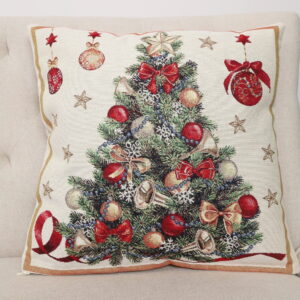 Dvipusis pagalvės užvalkalas Didžioji eglė (blizgus)