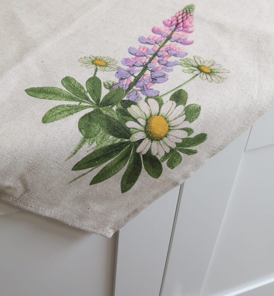 Virtuvinių rankšluosčių rinkinys Vasaros žiedai (3 vnt.) - Image 4