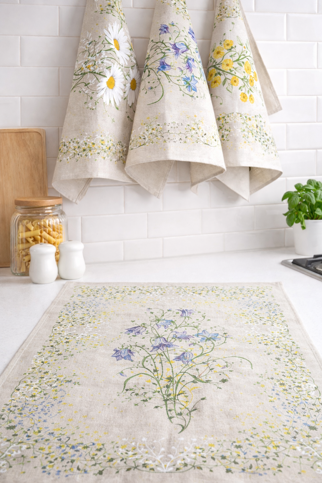 Virtuvinių rankšluosčių rinkinys Vasaros pieva (3 vnt.) - Image 6