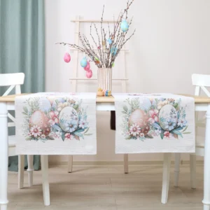 Gobeleninis stalo takelis Velykų margučiai