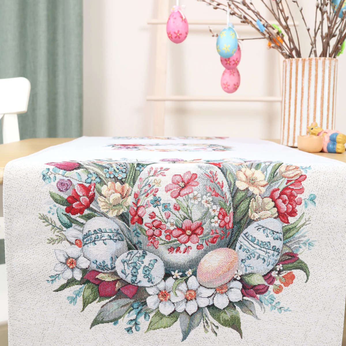 Gobeleninis stalo takelis Pavasario margučiai