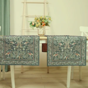 Gobeleninis stalo takelis Wiliam Morris Rojus žemėje (žalia)