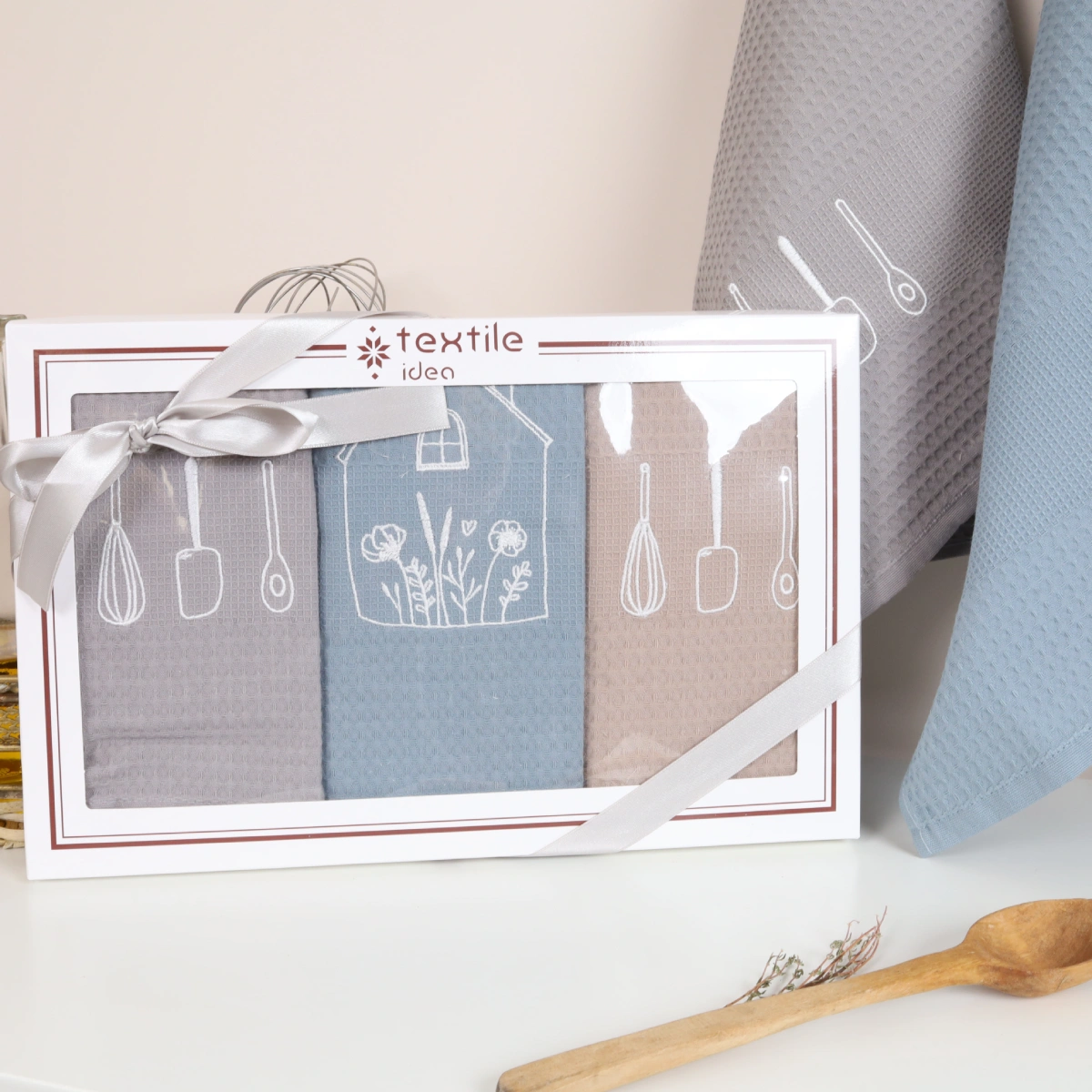 Virtuvinių rankšluosčių rinkinys Namai