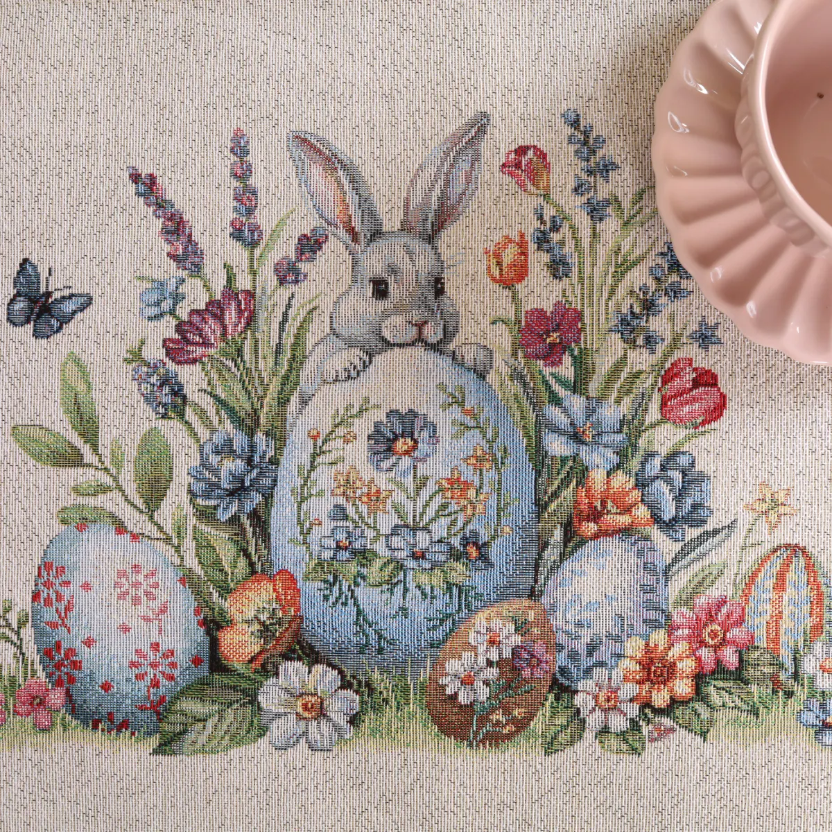 Stalo servetėlė Velykų pasaka