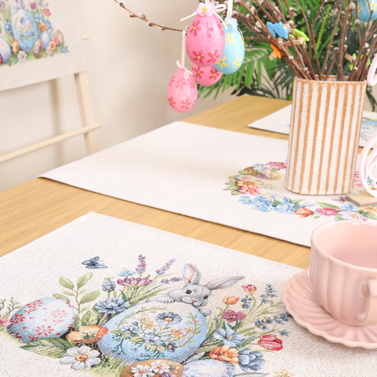 Stalo servetėlė Velykų pasaka