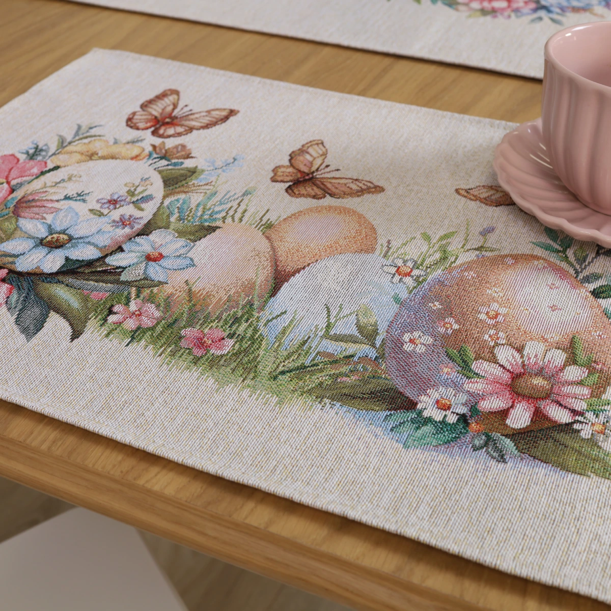 Stalo servetėlė Velykų margučiai