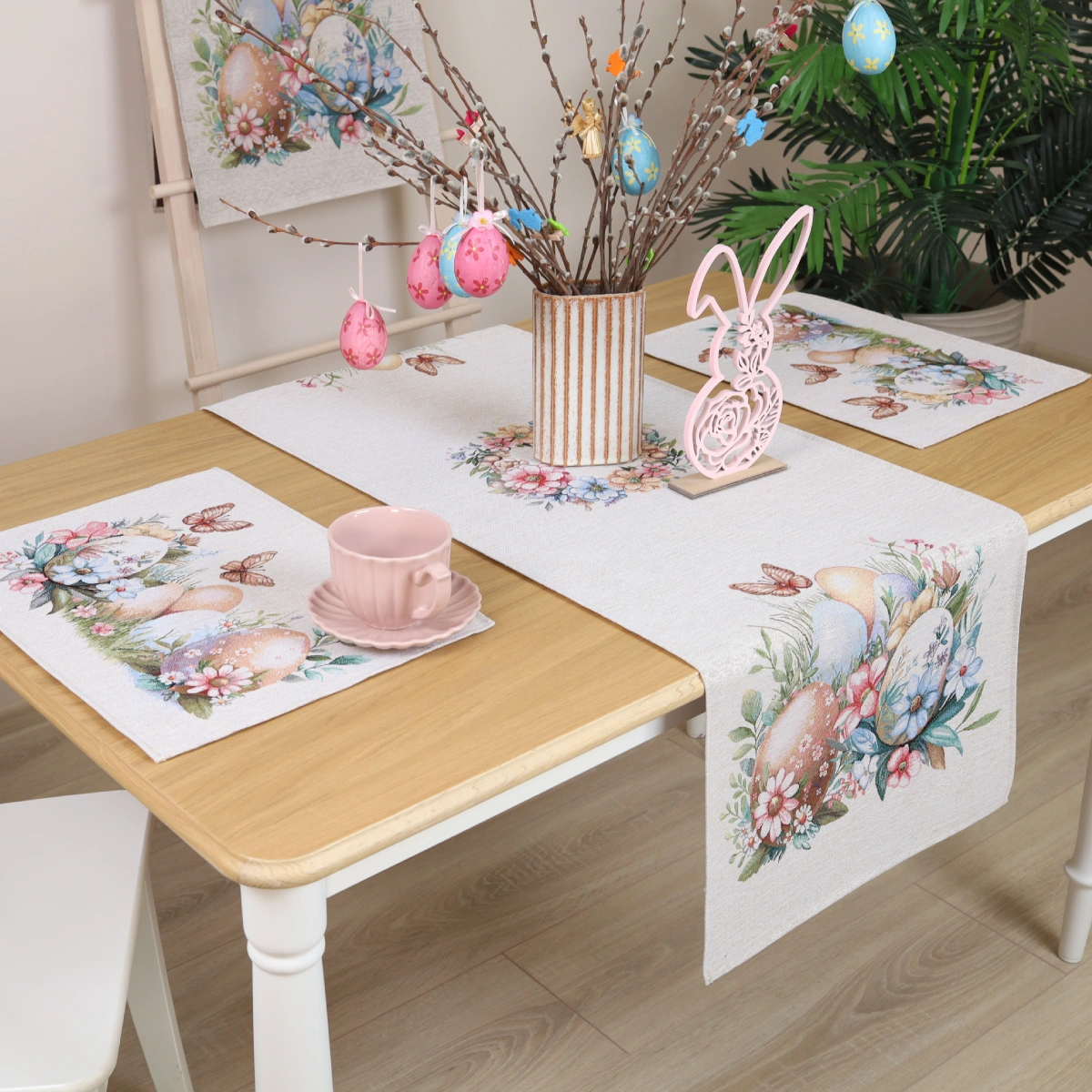 Stalo servetėlė Velykų margučiai