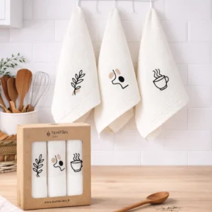 Virtuvinių rankšluosčių rinkinys Kava