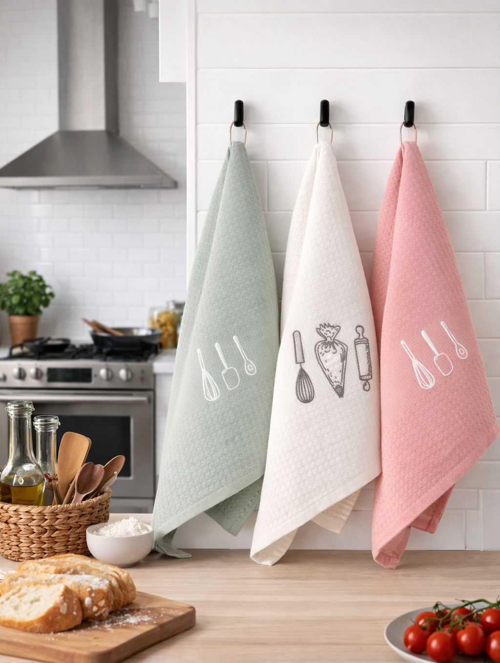 Virtuvinių rankšluosčių rinkinys Virtuvė (3 vnt.)