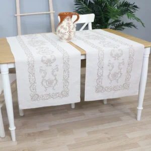 Lininis stalo takelis Ornamentika