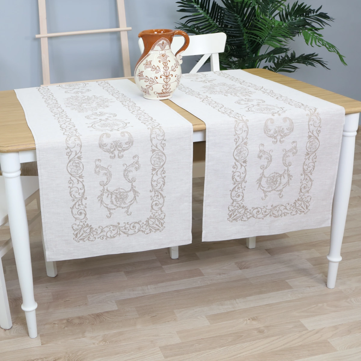 Lininis stalo takelis Ornamentika