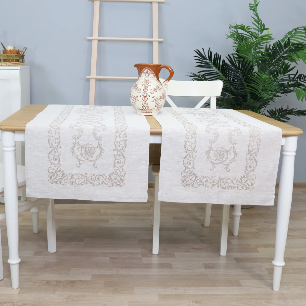 Lininis stalo takelis Ornamentika