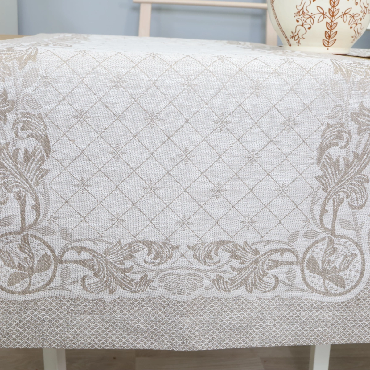 Lininis stalo takelis Lino istorija