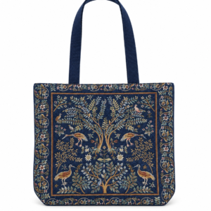 Pirkinių krepšys William Morris Rojus žemėje (mėlynas)