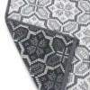 Pilkas vonios rankšluostis Tautiški ornamentai