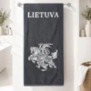 Pilkas vonios rankšluostis Vytis
