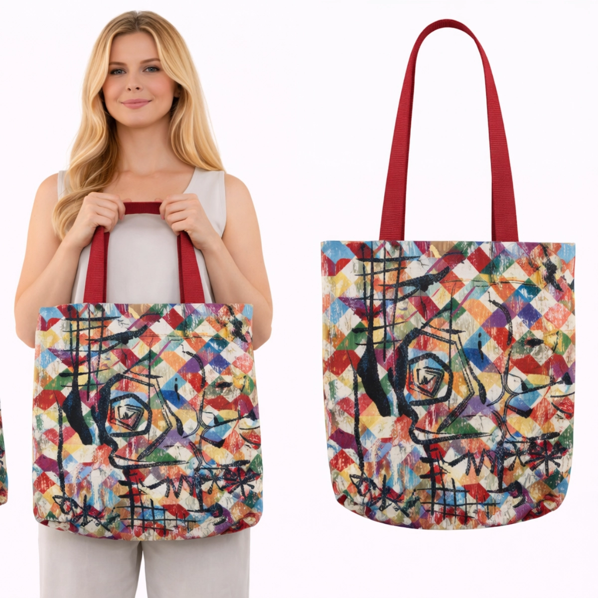 Pirkinių krepšys Spalvų ritmas