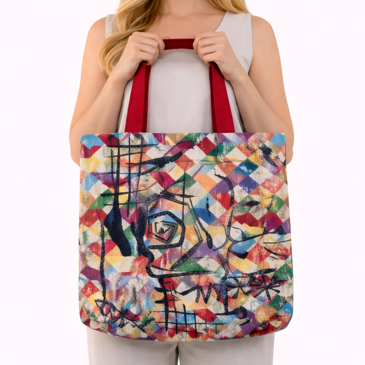 Pirkinių krepšys Spalvų ritmas