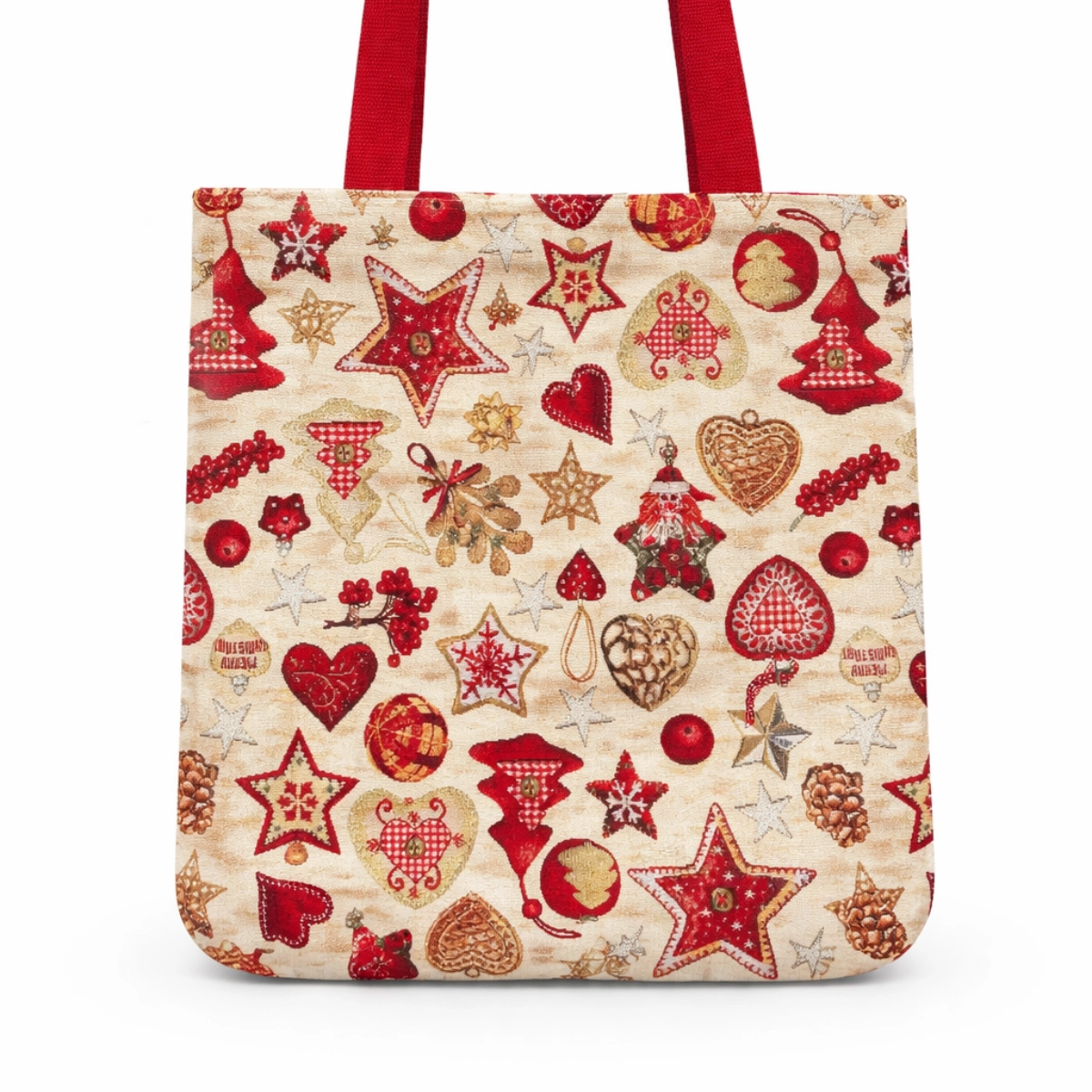 Kalėdinis pirkinių krepšys Šventinė svaja