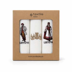 Virtuvinių rankšluosčių rinkinys Tautinė Lietuva (3 vnt.)