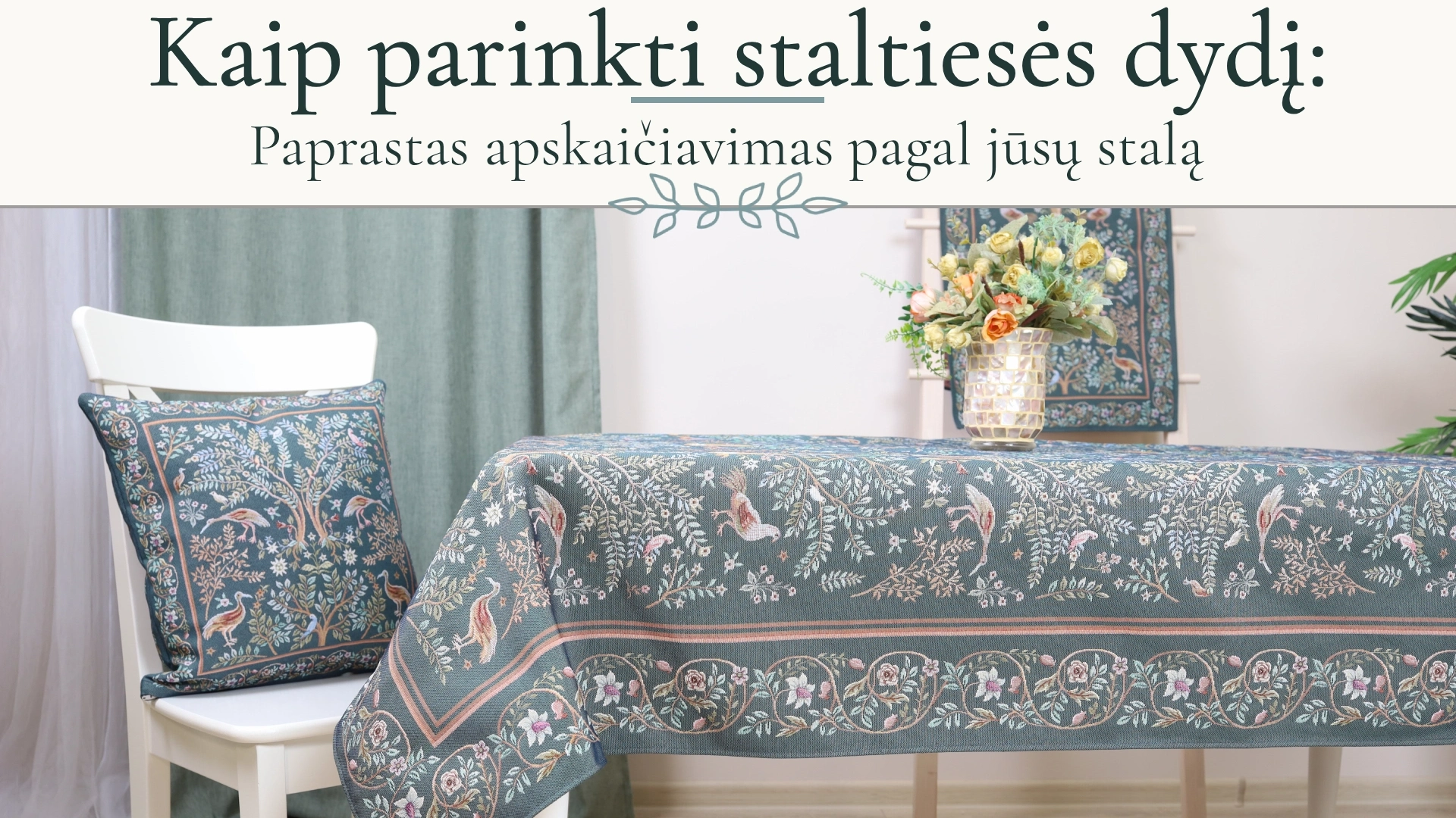 Staltiesė William Morris Rojus žemėje (žalia)