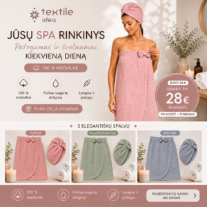 Moteriška pirties prijuostė + turbanas