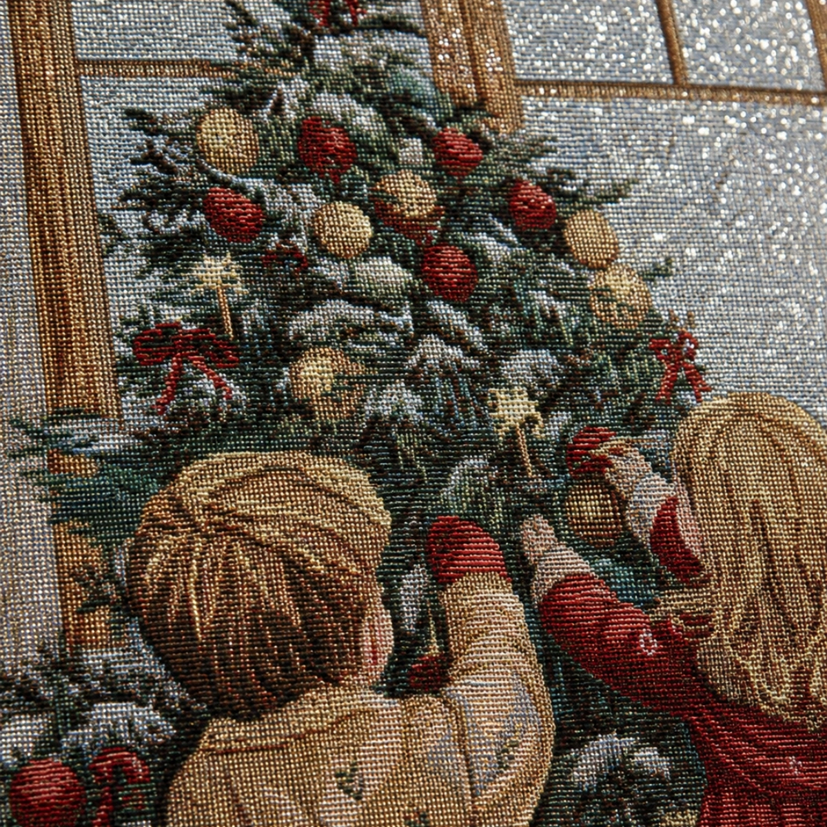 Dvipusis pagalvės užvalkalas Kalėdų laukimas